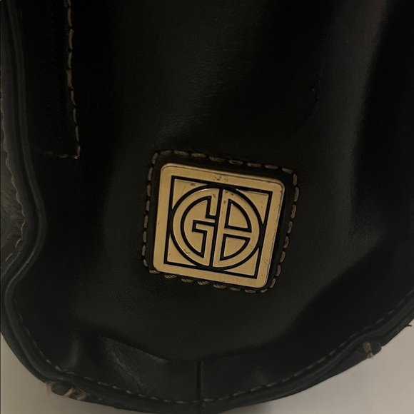 Giani Bernini Black Leather Shoulder Bag - Picture 10 of 15